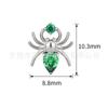 Guanzhiniu F136/G23 titanio labio uña aretes para la oreja uña para la lengua joyería de perforación tipo araña comercio exterior Venta Caliente fábrica en stock lote
