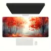 Mouse Pad Exclusivo Transfronteiriço para a Floresta Periférica, Grande, de Alta Qualidade, Espessado e Resistente a Manchas com Bordas Densas