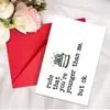 Colección de Tarjetas de Felicitación de Cumpleaños Nuevas Transfronterizas Animal Texto Mensaje de Cumpleaños Universal Tarjeta Plegable con Sobre