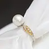 Nafoge Joyería de Plata al por Mayor Hecho a Mano Abalorios Incrustados Moda Anillo de Plata 925 Abierto Anillo de Plata Vintage para Mujer