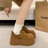 Zapatos Birkenstock retro de nicho para mujer, nuevo estilo otoño 2026, suela gruesa, zapatos casuales, mocasines versátiles para aumentar la altura, zapatos de vestir