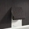 Adesivos de parede autoadesivos com imitação de grade de fábrica transfronteiriça, padrão de madeira, adesivos com ranhura 3D, papel de parede para decoração de parede, papel de parede com folha de madeira