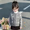 Abrigo Suéter para Niñas 2026 Primavera y Otoño Nuevo Estilo Princesa Cárdigan de Punto Moda para Niñas Abrigo Suéter de Otoño