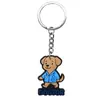 Llavero de Animalitos Doctor Dibujo Animado de Goma Suave PVC Colgante para Maleta Llavero Accesorio DIY Transfronterizo En Stock
