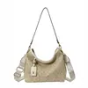 Bolso Grande de Alta Gama Guti Kou Original para Mujer, Bolso Tote Retro para Debajo del Brazo con Correa Ancha para el Hombro, Bolso Cruzado de un Solo Hombro para Mujer