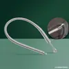 Enhebrador de cordón con resorte flexible para ojales Enhebrador para banda elástica de cintura