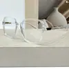 Gafas Cuadradas de Montura Grande Gm Que Hacen que la Cara Parezca Más Pequeña, Gafas de Lente Plano de Alta Gama, Monturas de Gafas de Moda de Montura Fina para Mujeres y Hombres