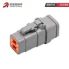 DTM06-6S-E007 Tipo Deschi Conector de alta cubierta impermeable conector de coche enchufe de alimentación de acoplamiento macho y hembra