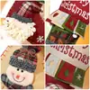 Meias de Natal Decorativas Transfronteiriças Novas Saco Grande de Doces de Natal Papai Noel Boneco de Neve Rena Meias Decorativas