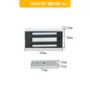 Cerradura Magnética Electrónica 280kg Cerradura Electromagnética Cerradura de Acceso para Puerta Única Impermeable Puerta de Hierro Puerta de Madera Puerta de Vidrio Cerradura de Control Electrónico Oculta