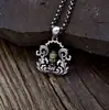 Colgante de Plata de Ley S925 Kongmingwu Buda Bebé Estilo Chino Retro Dibujo Animado Lindo Pequeño Monje Buda Colgante Zen