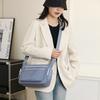 Bolso de hombro multicapa de gran capacidad con diseño de zorro colorido para mujer, bolso de mensajero impermeable para actividades al aire libre, bolso sencillo