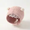 Toucas para Bebês para Outono e Inverno, Super Fofas para Recém-Nascidos e Bebês, Protegem as Orelhas e Quentes, Adoráveis Toucas de Lã Tricotada para Meninos e Meninas