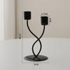 Castiçal Escandinavo Estilo Luxo Acessível Ornamentos Retro Adereços Simples para Jantar à Luz de Velas Decorações de Mesa Românticas para Casa