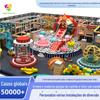 Castelo Inflável Infantil de Grande Escala Transfronteiriço, Equipamentos de Playground, Tobogãs, Piscina de Bolinhas, Fabricante de Playground Indoor para Pais e Filhos