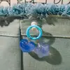 Hebilla de Resorte L18 Colgante de Corazón Gordo Transparente de Resina Accesorios para Mochila Escolar Colgante de Corazón de Melocotón para Cremallera de Bolsa Llavero DIY Ciego