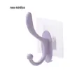 Grande capuz casaco não perfurado forte adesivo gancho da porta plástico sem pregos Nordic Household Hats Gancho de roupas