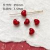 Serie Roja de Navidad y Año Nuevo Conejo Lindo Oso Paixing Cuentas Accesorios de Aleación DIY Cuentas
