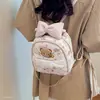 Linda bolsa de hombro estilo caricatura coreana de nuevo estilo para chicas, bolso cruzado lindo de otoño, mochila de doble hombro diaria 2026