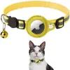 Nuevo Estuche Rastreador Apple Airtag Collar de Posicionamiento Anti-Pérdida para Mascotas Gato Collar Reflectante con Cascabel