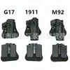 Línea de Fuego CS Táctico Guantes de Extracción Rápida IMI 1911/ M92 /17/Plástico de Propósito IMI Set de Extracción Rápida