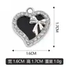 Lámina de Metal Arco Corazón Lote Mixto Colgante Transfronterizo Encanto Pulsera Collar Accesorios de Joyería Fábrica Directa de Ventas DIY