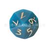 Atacado Z06Dnd Jogo de Mesa Dungeons and Dragons Conjunto de Sete Peças de Ágata Azul Natural Poliedral Dados de Jogo de Constelação