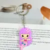 Llavero de goma suave de PVC de la serie vida marina de dibujos animados, colgante para bolso, colgante decorativo, llavero, diseño personalizado creativo