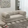 Sofá Comprimido, Sala de Estar Retrô, Minimalista Moderno Dobrável de Dupla Utilidade para Apartamento Pequeno Sofá Modular, Cama de Sofá Preguiçoso de Tecido