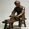 Esculturas de Figura em Cobre Puro, Estátuas de Madeira e Cobre, Esculturas de Cobre de Personagens Folclóricos, Decorações de Paisagem para Ruas de Passeio e Shoppings
