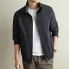 Jaqueta Masculina Quente e Corta-Vento Nova Outono 2026, Casual de Negócios, com Gola Alta para Trabalho ao Ar Livre, Tendência Atacado