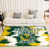 Alfombrilla de Suelo Estilo Deportivo Retro Americano Transfronteriza de Amazon Alfombrilla de Pie de Felpa de Cristal de Dibujos Animados Alfombrilla de Cama de Imitación de Cachemira para Dormitorio