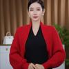 Xale de Tricô Novo Estilo Cachecol Solto da Moda Versátil para Todas as Ocasiões Feminino Outono e Inverno Manga Longa Elegante Tamanho Plus Cardigan Estiloso Estilo Casaco
