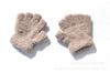 Guantes Calientes de Punto para Niños de 4 a 11 Años, Material de Media Felpa para Estudiantes de Primaria, Guantes sin Dedos de Medio Dedo