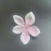 Novo Tecido de Seda Impresso em 3D Gradiente Flor de Jasmim DIY Casamento Artesanal Acessórios de Cabelo Grampo Acessórios de Guirlanda de Flores Flores