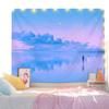 Escenario de Atardecer Estilo Ins Tela de Fondo Tapiz Colgante Decoración Casa de Alquiler Habitación de Renovación Cabecera de Dormitorio Tela Colgante de Fondo