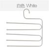 Perchero en forma de S multi-funcional de hierro forjado, estante para pantalones multicapa, pinza antideslizante para pantalones, perchero multi-funcional para hombres y mujeres