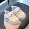 Zapatos deportivos para niños, zapatos de primavera para niños, zapatos para caminar para bebés, zapatillas de dibujos animados para niñas, zapatos clave de suela blanda para caminar estable