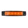 Exportação transfronteiriça 6LED 12V/24vled fita dupla face pequena luz lateral longa luz lateral do caminhão luz lateral do caminhão