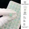 Brincos de Aço Titânio 316L, Doces e Descolados, Zircônia Multicor Brilhante Corte Flor de Cerejeira, Piercings de Lóbulo da Orelha, Acessórios de Orelha da Moda