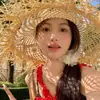 Sombrero de Rafia de Ala Ancha para Mujer, Estilo Nuevo de Vacaciones Primavera y Verano, Sombrero de Sol Calado, Sombrero de Sol para Playa y Mar, Moderno