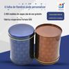 Latas Metálicas Personalizadas pelo Fabricante, Latas Redondas de Folha de Flandres Personalizadas, Latas Clássicas de Folha de Flandres para Chá a Granel de Grau Alimentício, Latas Vazias