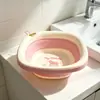 Lavabo plegable Sanrio para uso doméstico, adecuado para que niños y bebés se laven la cara y los pies, portátil y colgable, lindo lavabo de plástico con dibujos animados