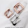 Hebilla de Pasador de Oro Rosa de Diámetro Interior 15 mm, Popular Hebilla de Zapato de Aleación Fundida a Presión de Alta Calidad, Accesorios de Zapato Personalizados del Fabricante de Shishi