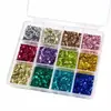 Lantejoulas Brilhantes Mini Bolinhas para Nail Art Estilo Coreano Ins Estrela Pentagrama Lantejoulas Macaron Decorações para Nail Art