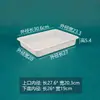 Bandeja de plástico, cubeta de agua, caja de almacenamiento para bloques de construcción, base para maceta, piezas rectangulares, exhibidor hecho a mano, charola de hielo de PP, uso comercial.