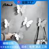 Gancho de Latón Sólido Luz de Lujo Dormitorio Entrada Colgador de Ropa Gancho Individual Trasero de Puerta Colgante de Pared Decoración de Pared Gancho de Mariposa Distintivo Pared