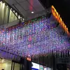 Luz Impermeable de Cascada LED Luz Intermitente Bajo Voltaje 24V Luz para Barra de Hielo Cortina de Luces Cadena de Luces Cielo Estrellado para Exteriores Luz de Estrella para Exteriores