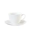 Taza de Café y Platillo de Porcelana de Hueso Directo del Fabricante, Soporta Horneado a Alta Temperatura e Impresión de Logotipo, Soporta Producción de Muestras, Pedido Mínimo de 100 Juegos