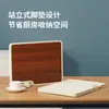 Suporte para Tábua de Corte de Cozinha Doméstica Dupla Face com Pedra de Afiar Resistente a Mofo Textura de Madeira Wengué Plástico Traseiro Tábua de Corte Doméstica